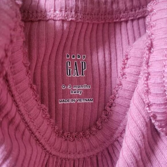 Baby Gap Lot of 3 Ribbed-Knit Rufflebutt Outfits, Size 0-3 month - Picture 4 of 4
